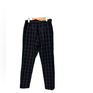 Transit par Such Pants Size 1 Black white Plaid trousers women’s